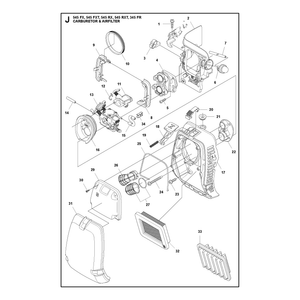 CARBURETOR AND AIR FILTER