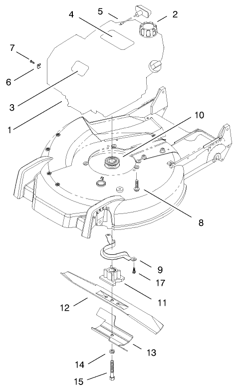 Engine and Blade Assembly