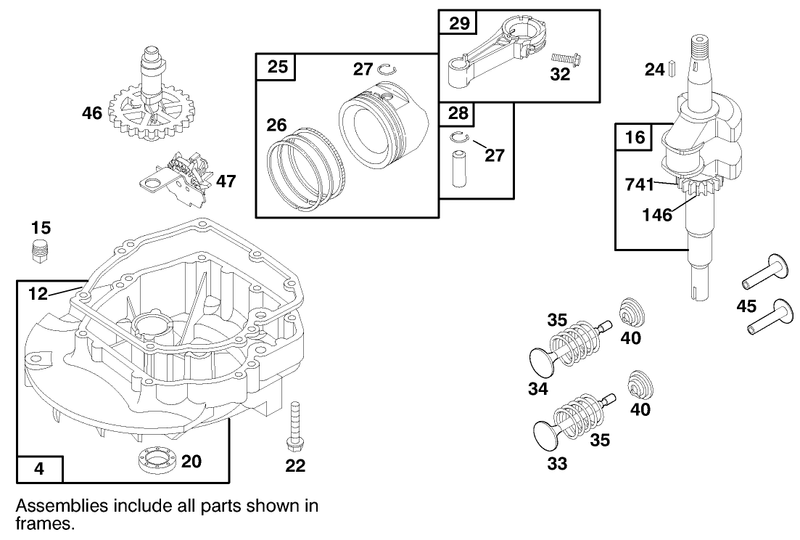 Engine Briggs and Stratton Model 12h802 1758 E1