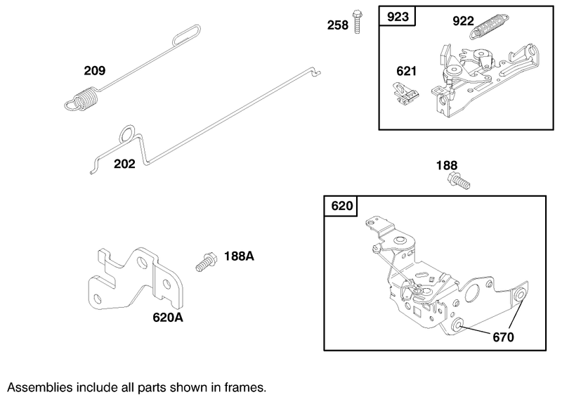Engine Briggs and Stratton Model 12h802 1758 E1