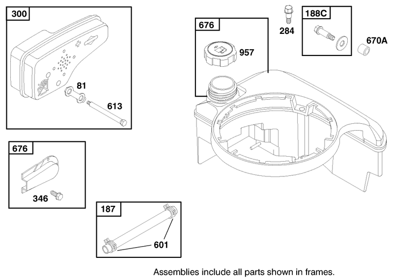 Engine Briggs and Stratton Model 12h802 1758 E1