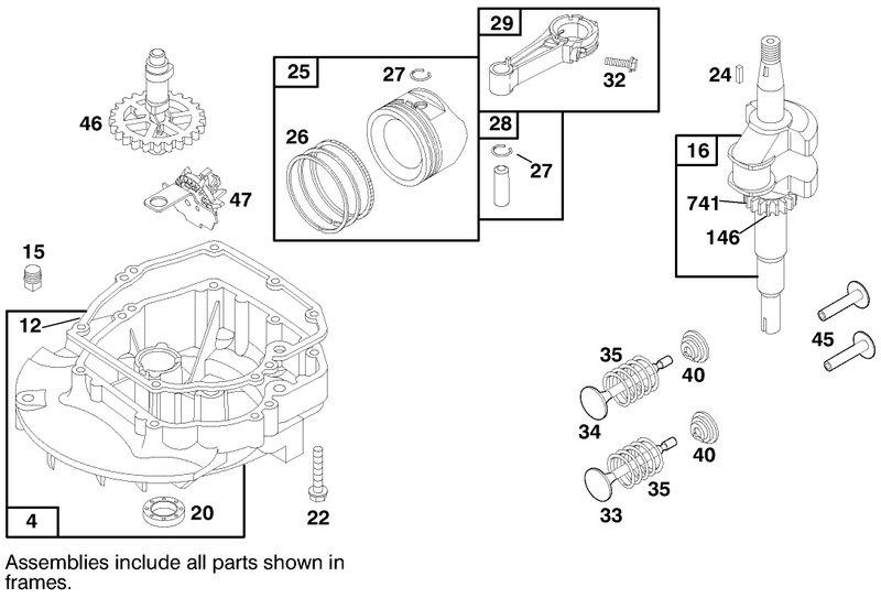 Engine Briggs and Stratton Model 12h802 1758 E1