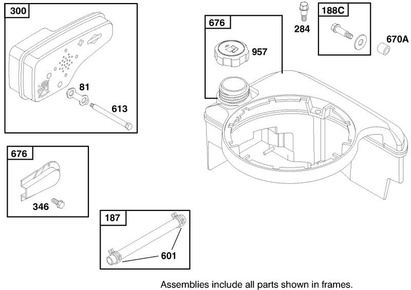 Engine Briggs and Stratton Model 12h802 1758 E1