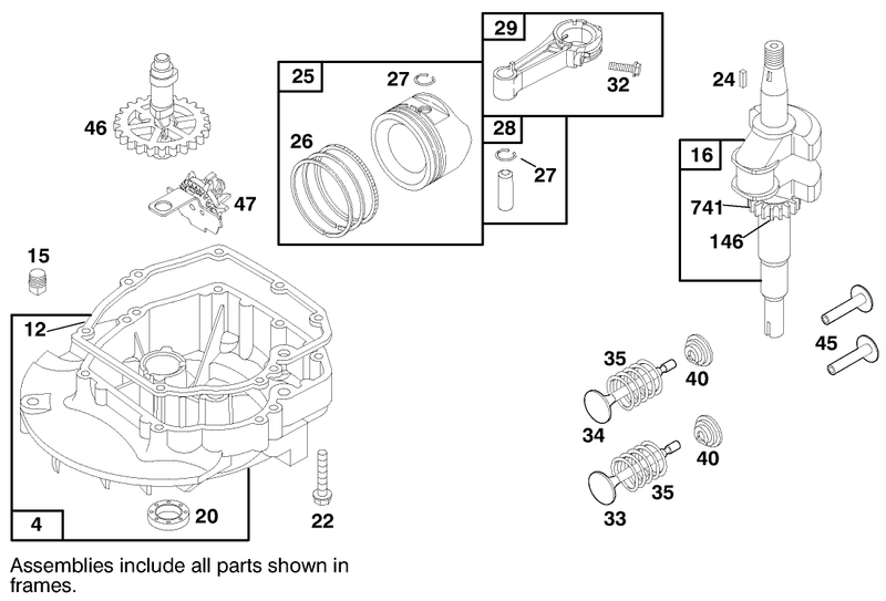 Engine Briggs and Stratton Model 12h802 1758 E1