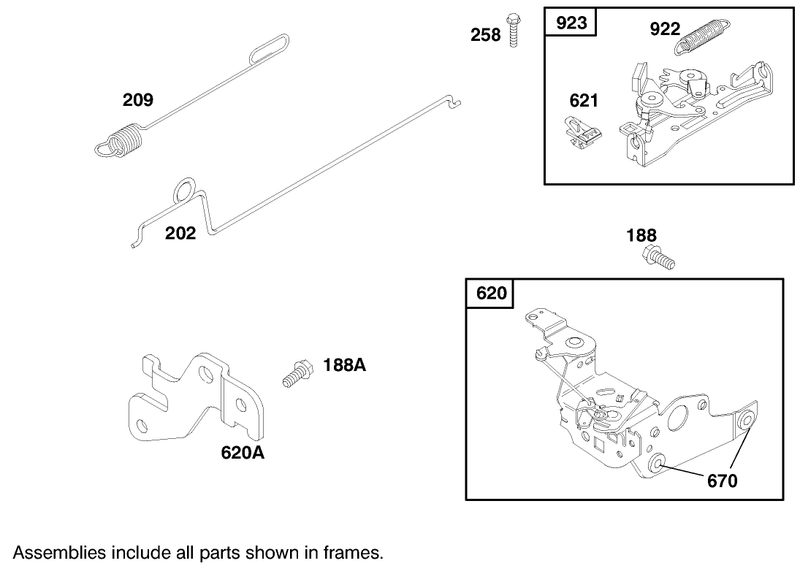 Engine Briggs and Stratton Model 12h802 1758 E1