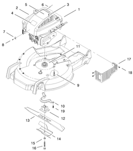 Engine and Blade Assembly