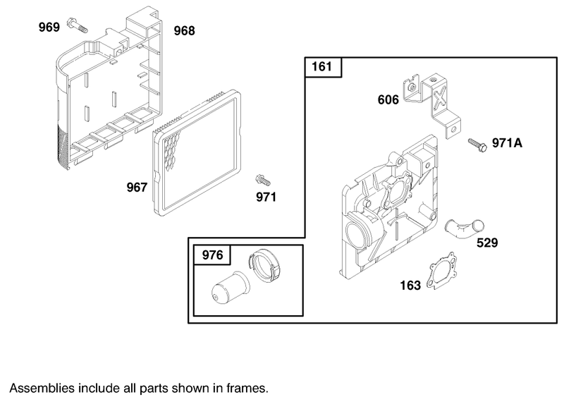 Engine Briggs and Stratton Model 12h807 1760 E1