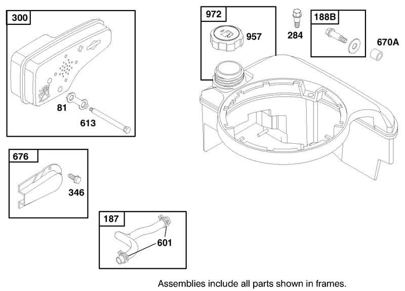 Engine Briggs and Stratton Model 12h807 1760 E1
