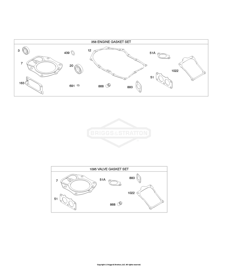 Valve Gasket Set, Engine Gasket Set