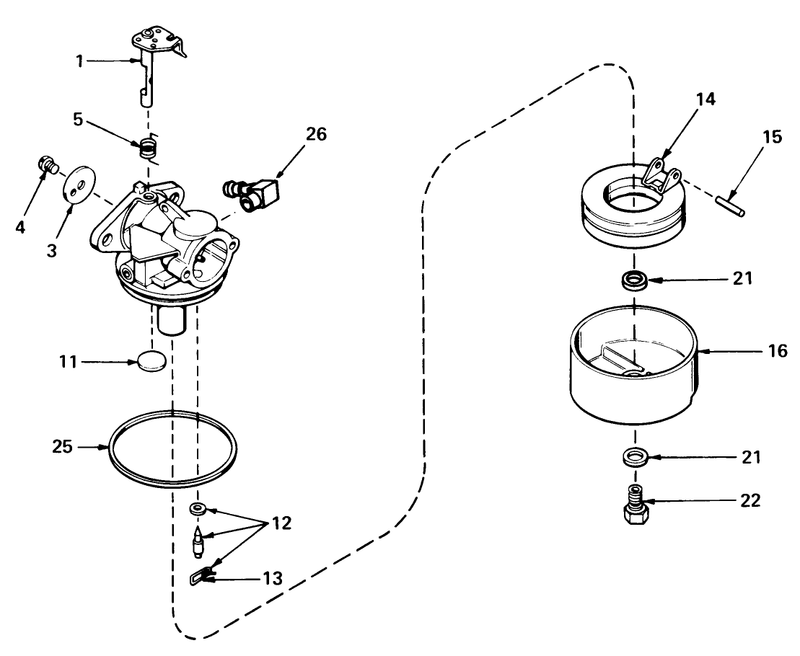 Carburetor No 631831