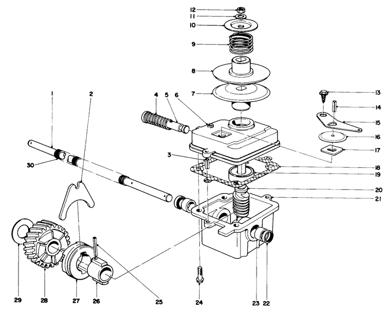 Gear Case Assembly model 20506 and 20696