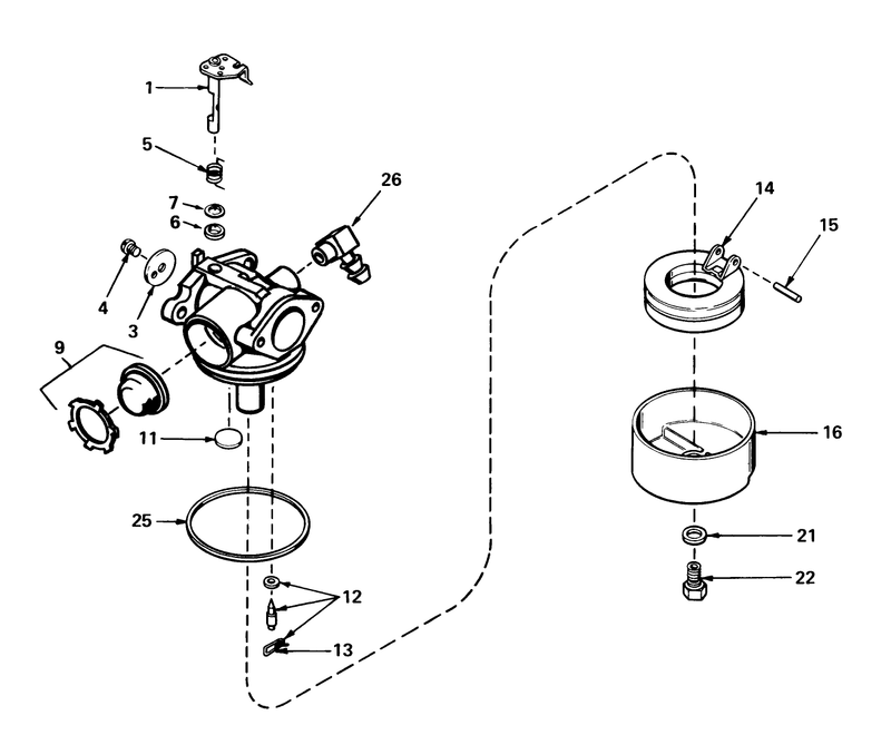 Carburetor No 632098