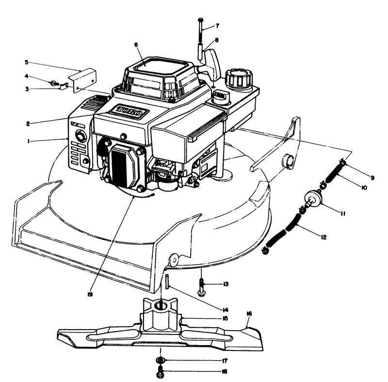 Engine Assembly engine Model No Vmg6