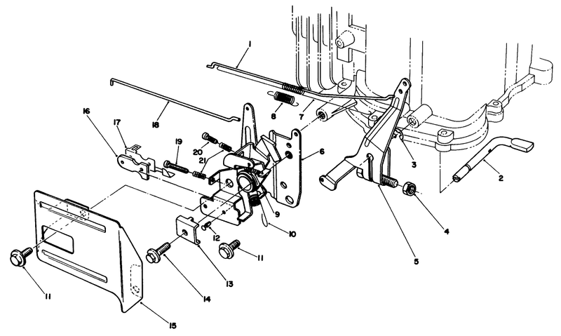 Governor Assembly engine Model No Vmg6
