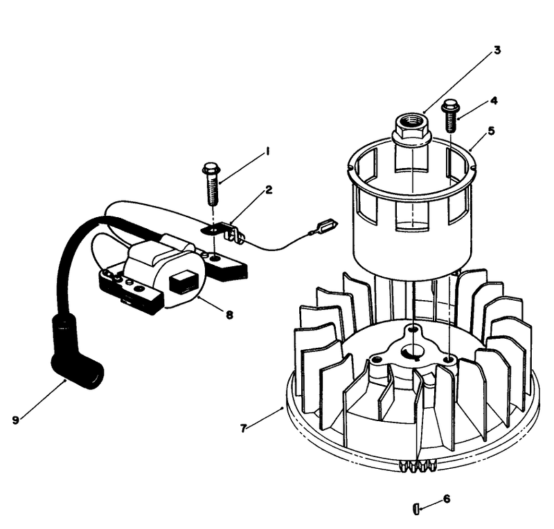 Magneto and Flywheel Assembly
