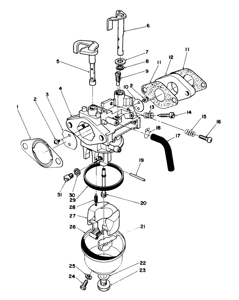 Carburetor Assembly model No Vmg6