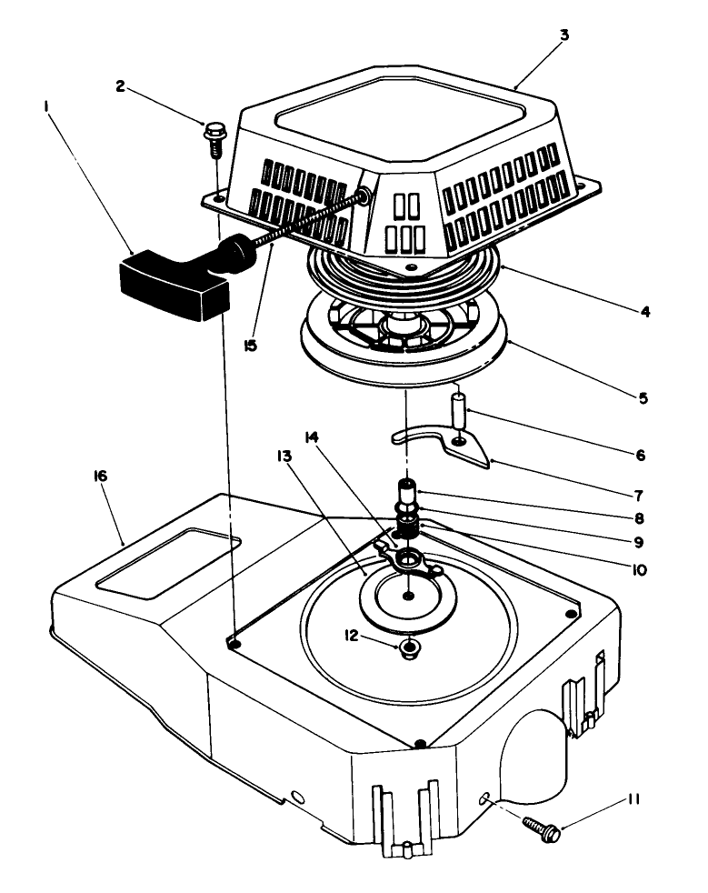 Recoil Assembly model No Vmg6