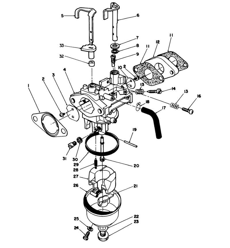 Carburetor Assembly model No Vmh7
