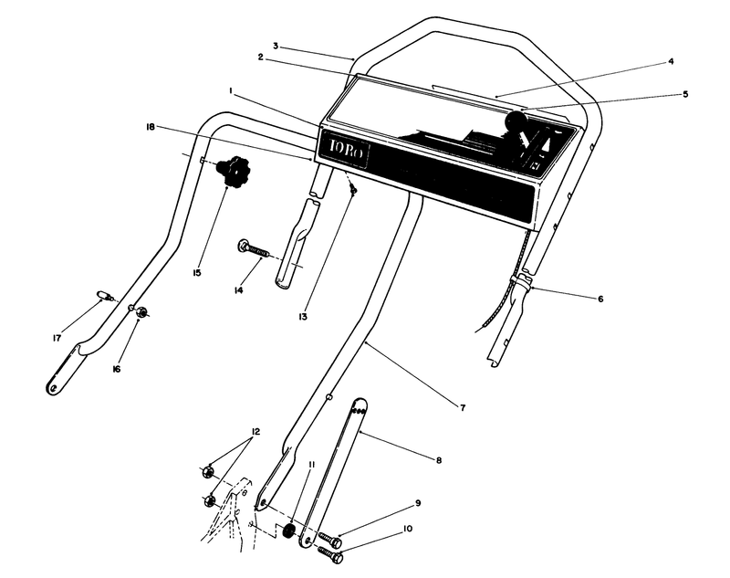 Control Panel Handle Assembly