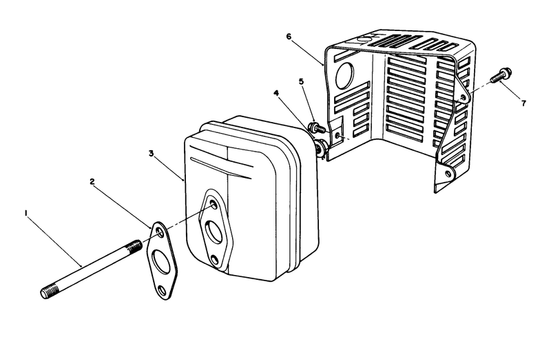 Muffler Assembly model No Vmh7