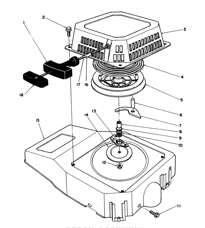 Recoil Assembly model No Vmh7