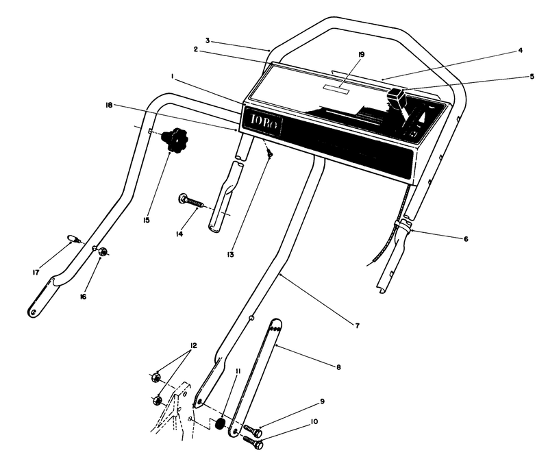 Control Panel Handle Assembly