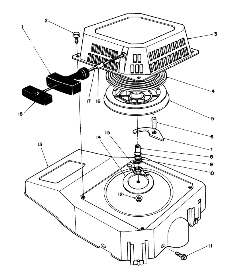 Recoil Assembly model No Vmg6