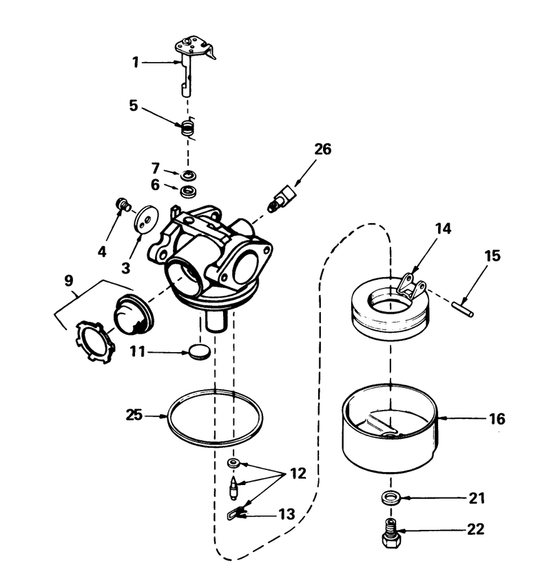 Carburetor No 632099
