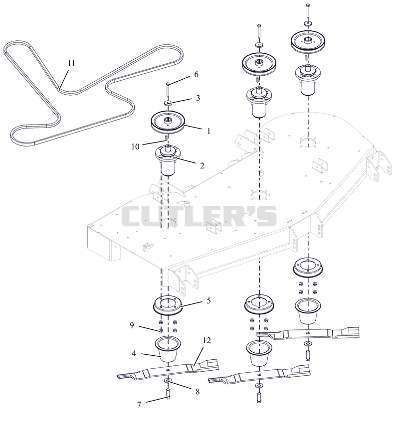 Belts, Blades and Spindles - 60"