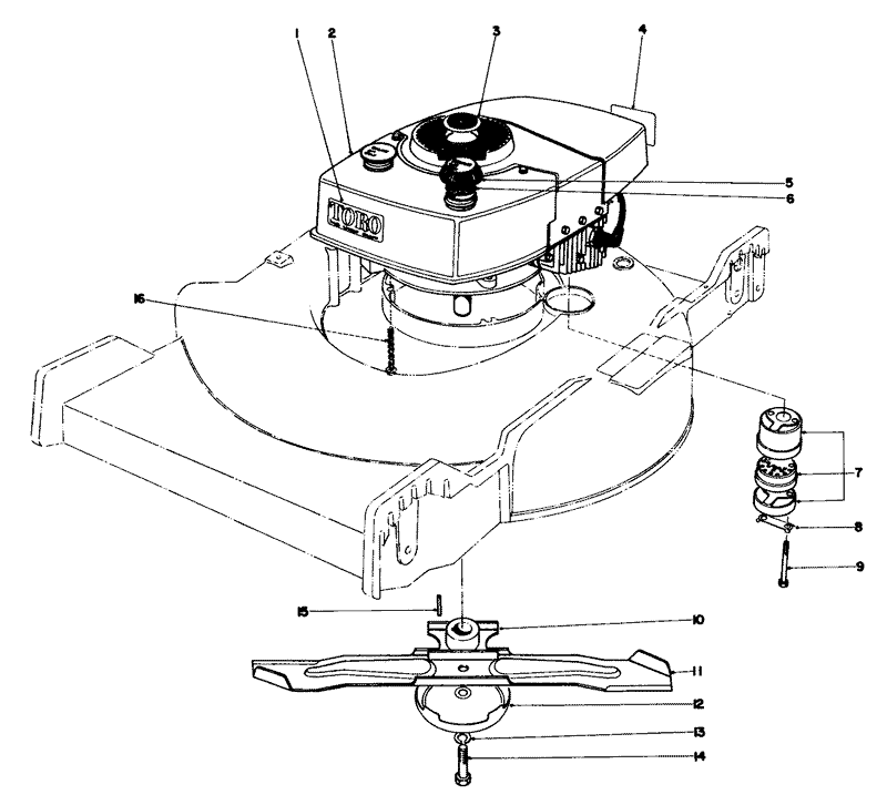 Engine Assembly Model No 20440