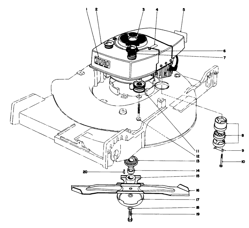 Engine Assembly Model No 20550