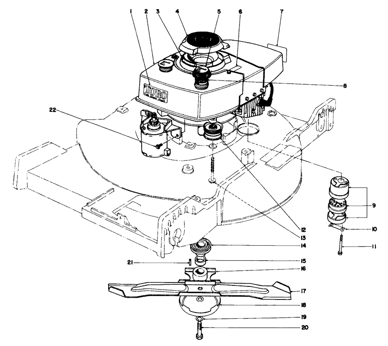 Engine Assembly Model No 20660