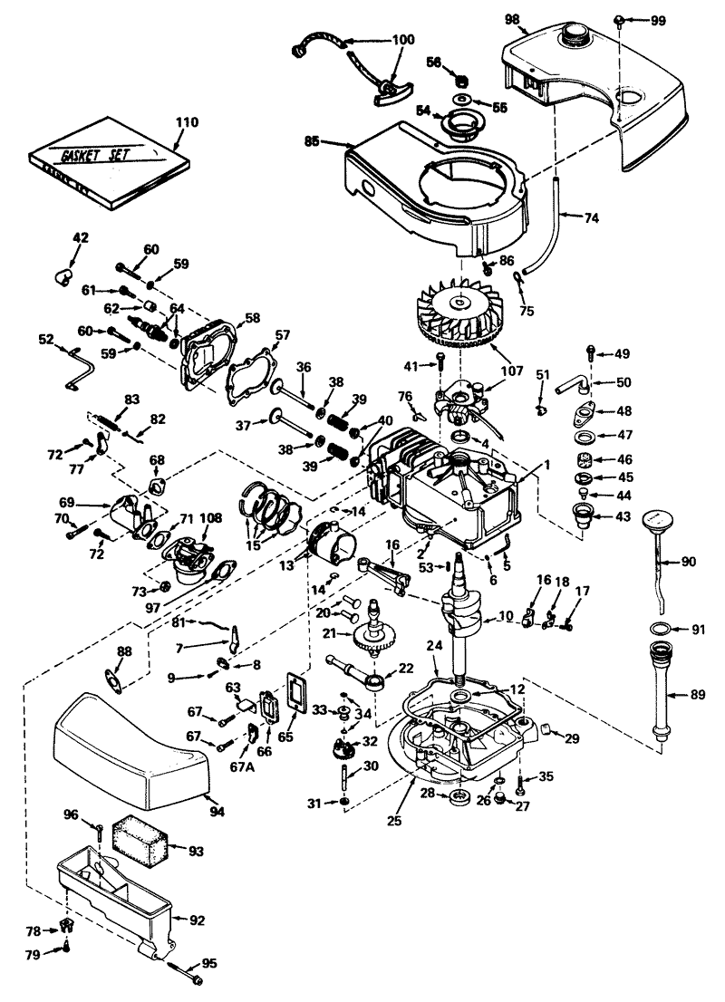 Engine Model No Tnt 120 12001 mower Model No 20660