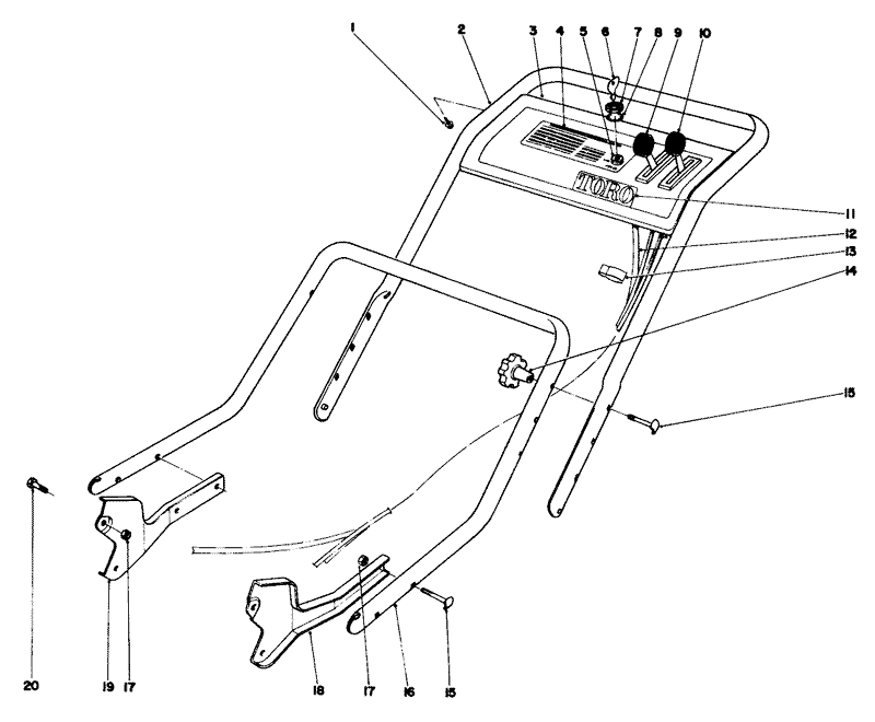 Handle Assembly Model No 20550