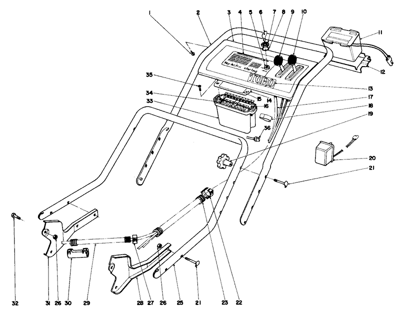 Handle Assembly Model No 20660
