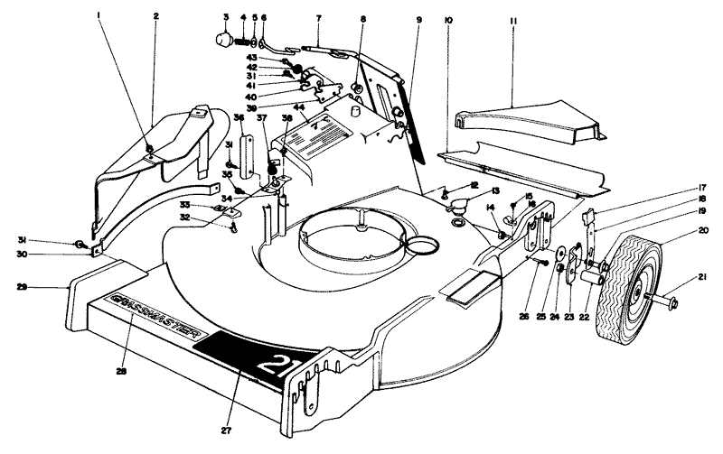 Housing Assembly Model No 20440