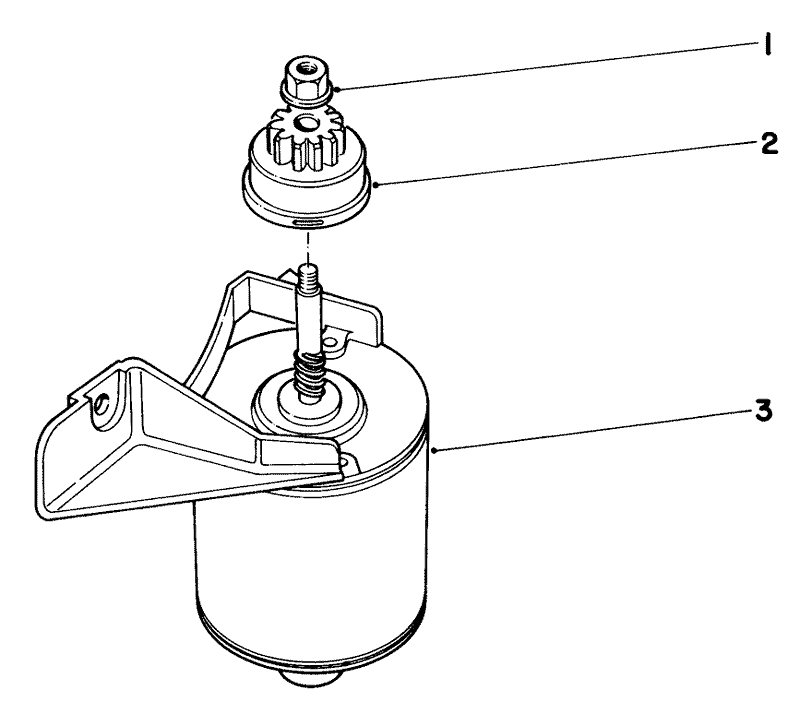 Starter Motor Model No 20660