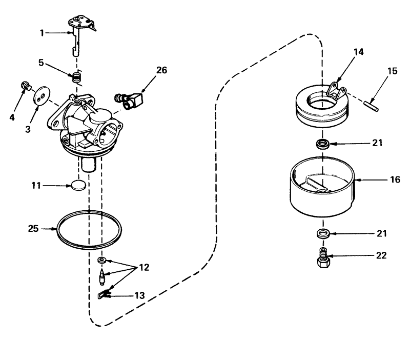Carburetor No 631831