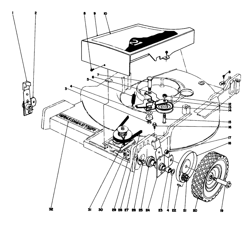 Front Wheel And Pivot Arm Assembly