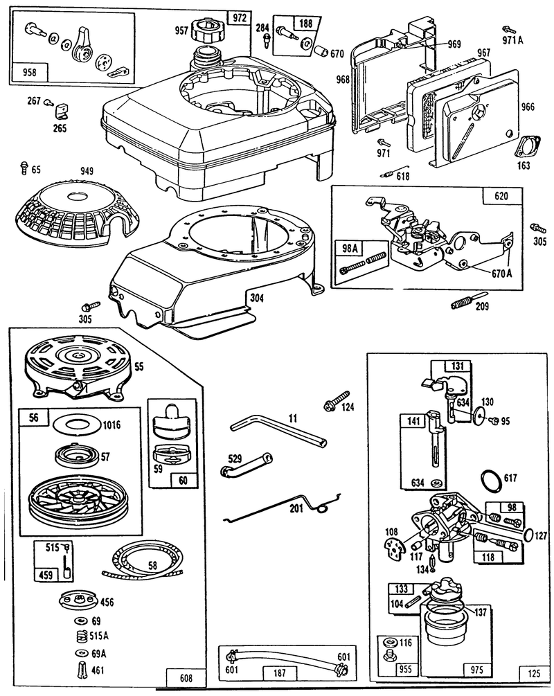 Engine Model No 124702 3115 01