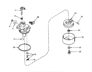 Carburetor No 631784a