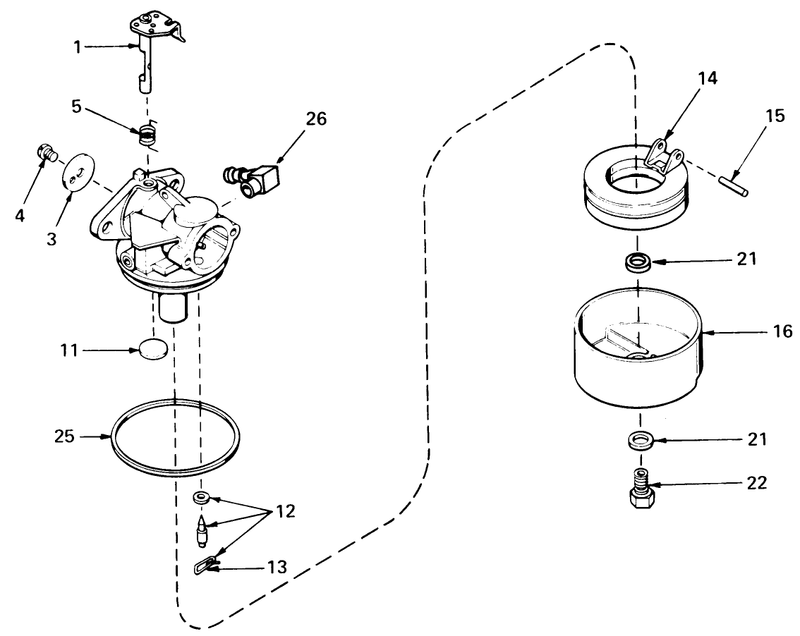 Carburetor No 631784a models 20562 And 20673