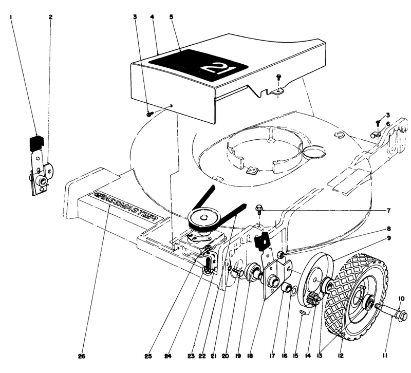 Front Wheel And Pivot Arm Assembly