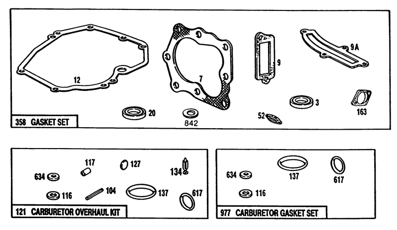 Engine Briggs and Stratton Model 124702 3115 01