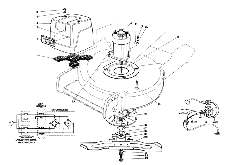 Motor and Blade Assembly