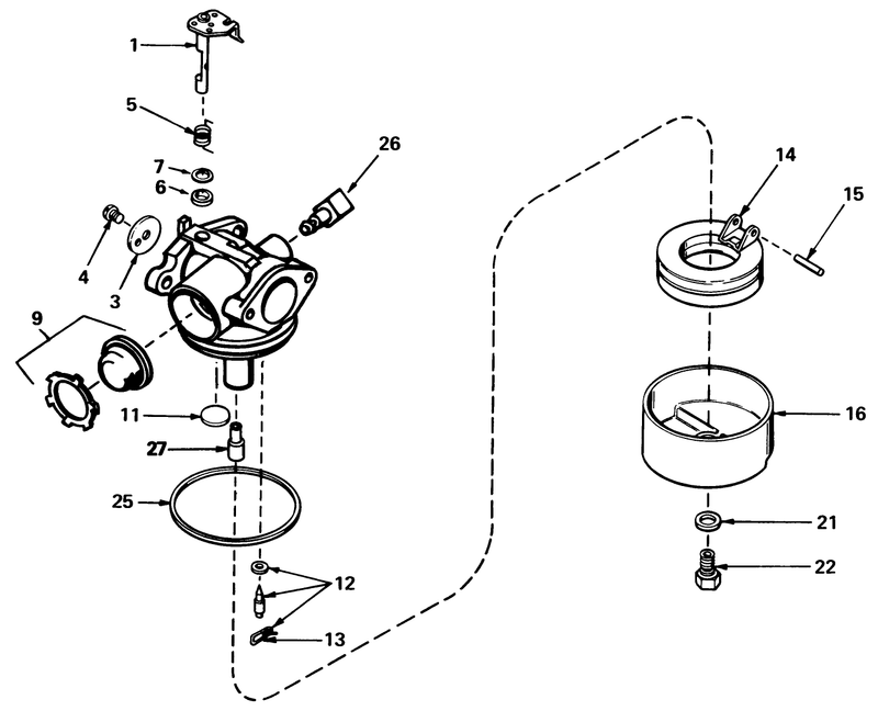 Carburetor Assembly No 632050a