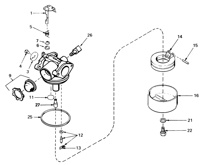 Carburetor Assembly No 632050a