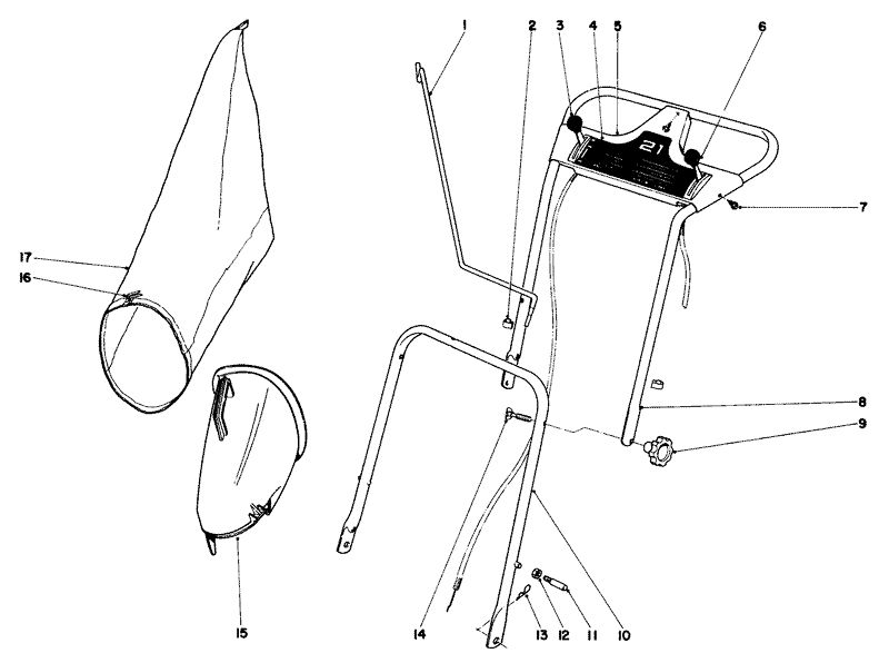 Handle Assembly Model No 20571