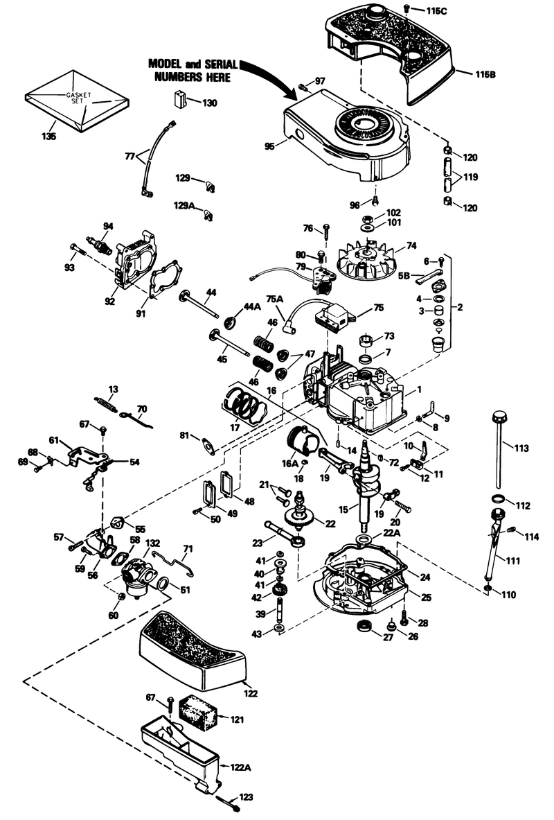 Engine Model No Tnt 100-10104f