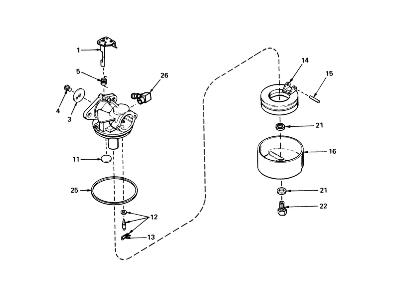 Carburetor No 631784a